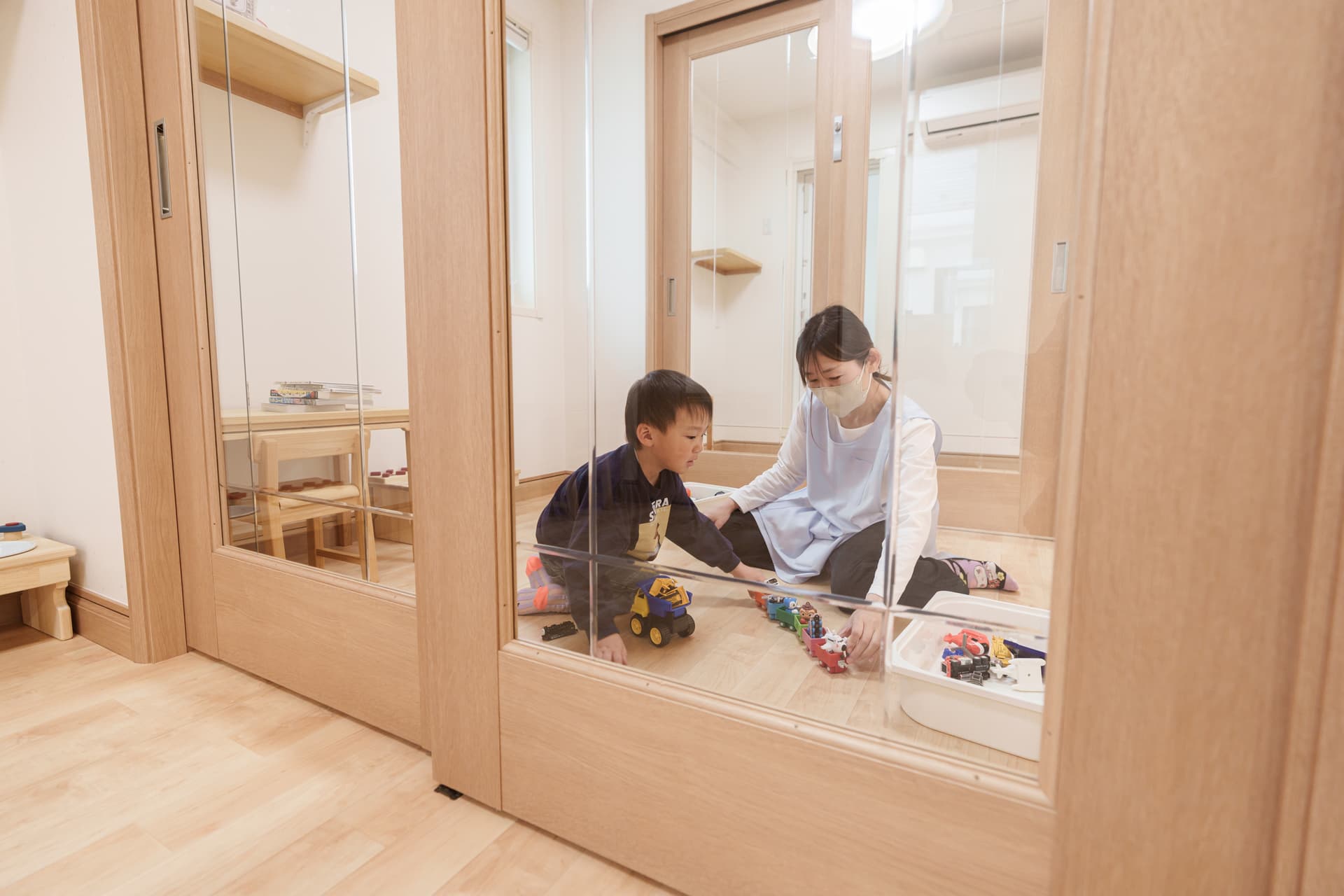 お昼寝の様子